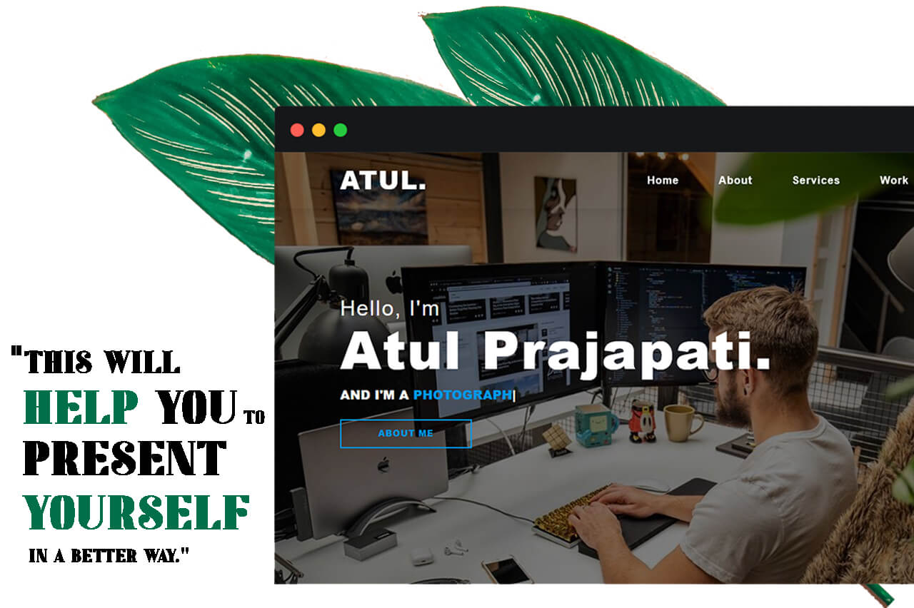 Atul - Personal Portfolio Site Template